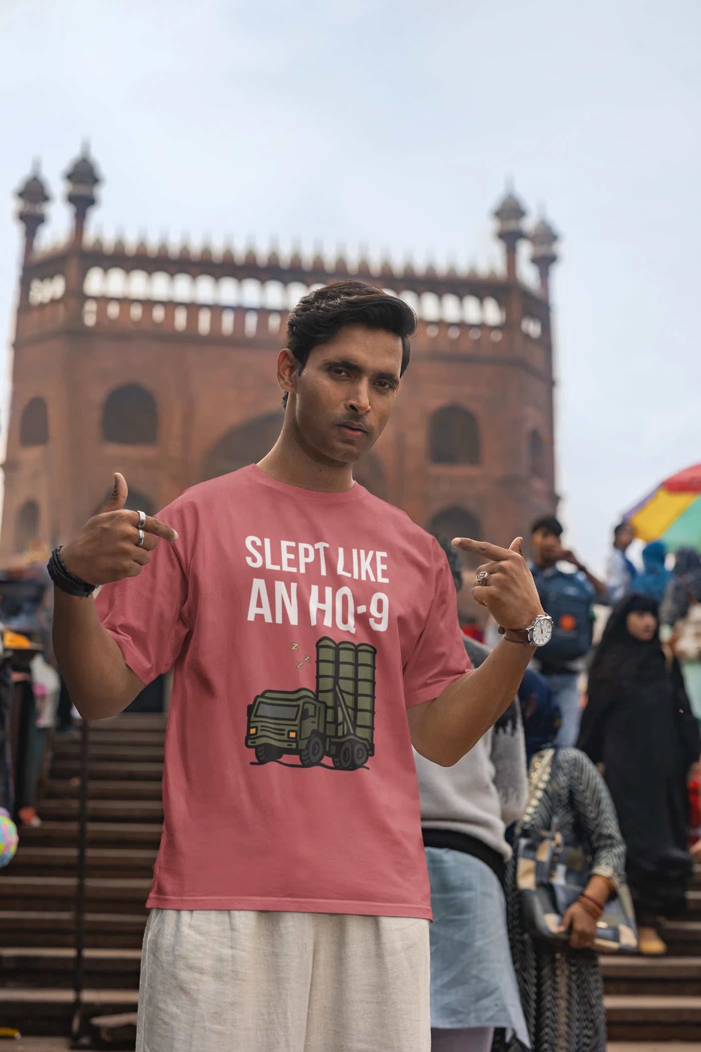 Slept like an HQ-9 Oversized T-Shirt