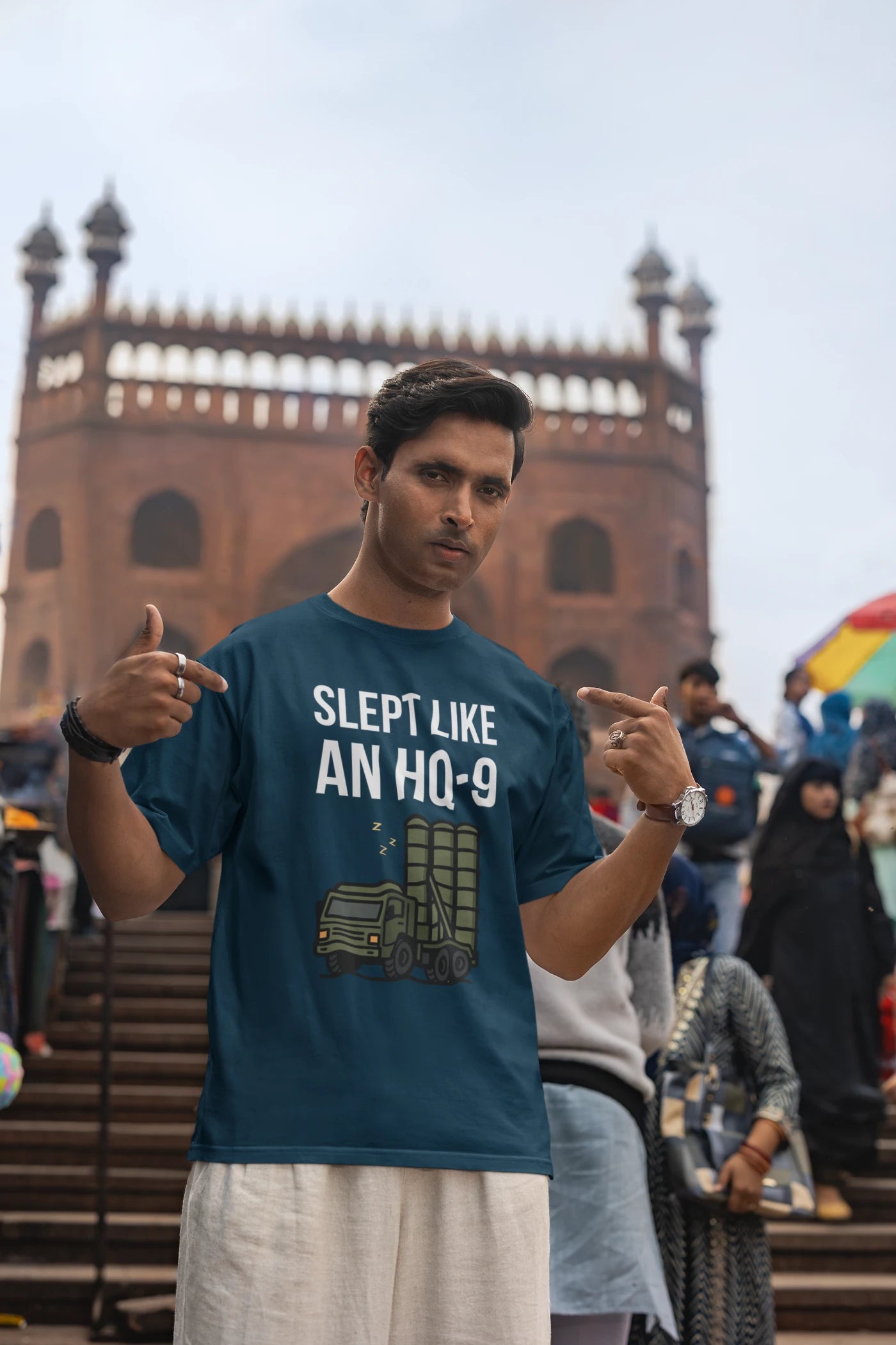 Slept like an HQ-9 Oversized T-Shirt
