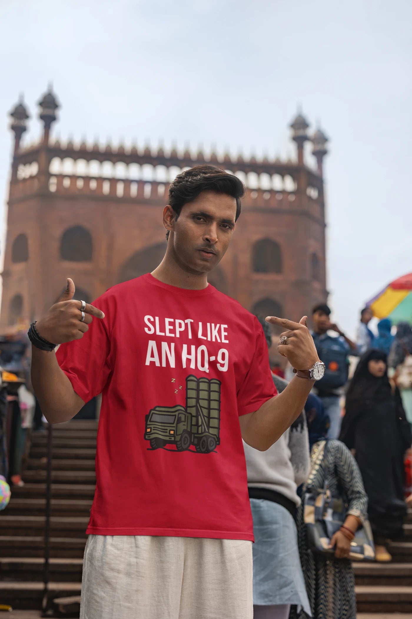 Slept like an HQ-9 Oversized T-Shirt