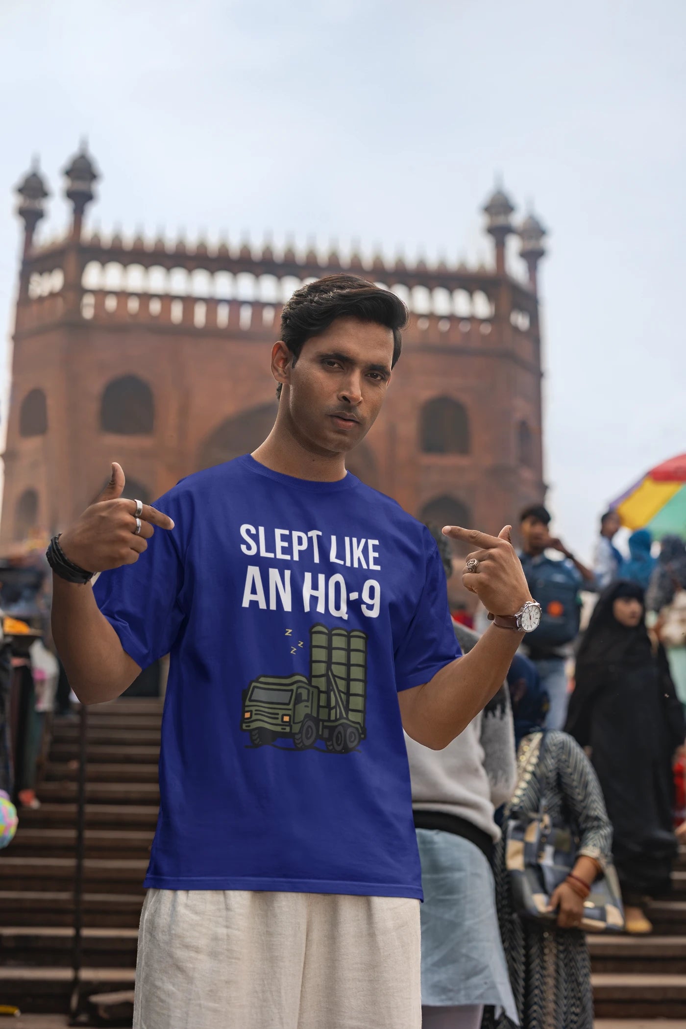 Slept like an HQ-9 Oversized T-Shirt