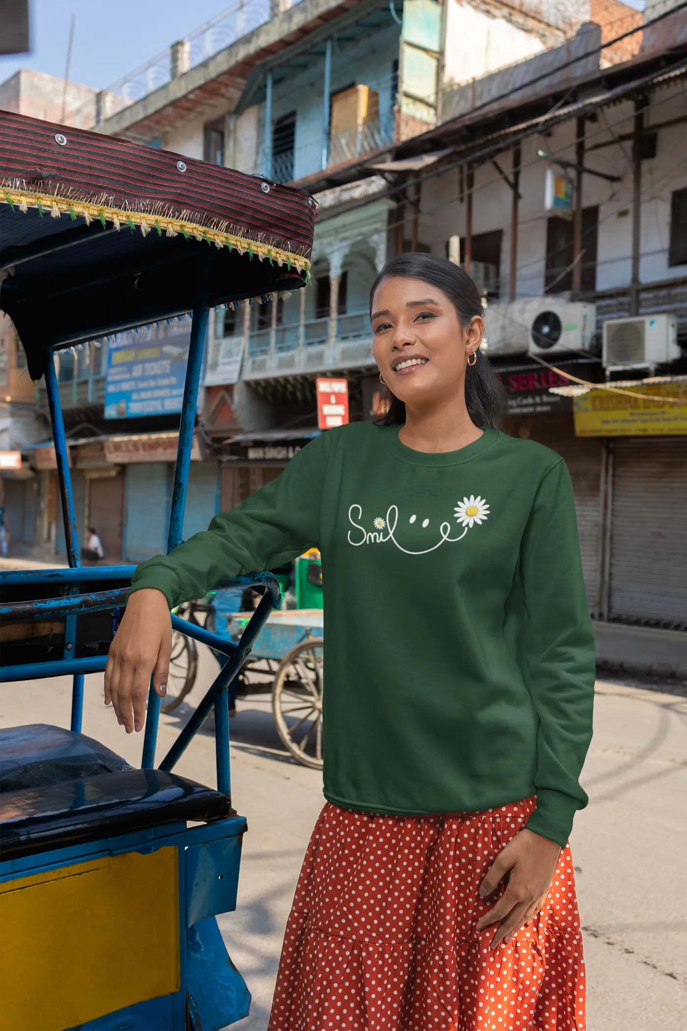 Smile Unisex Sweatshirt