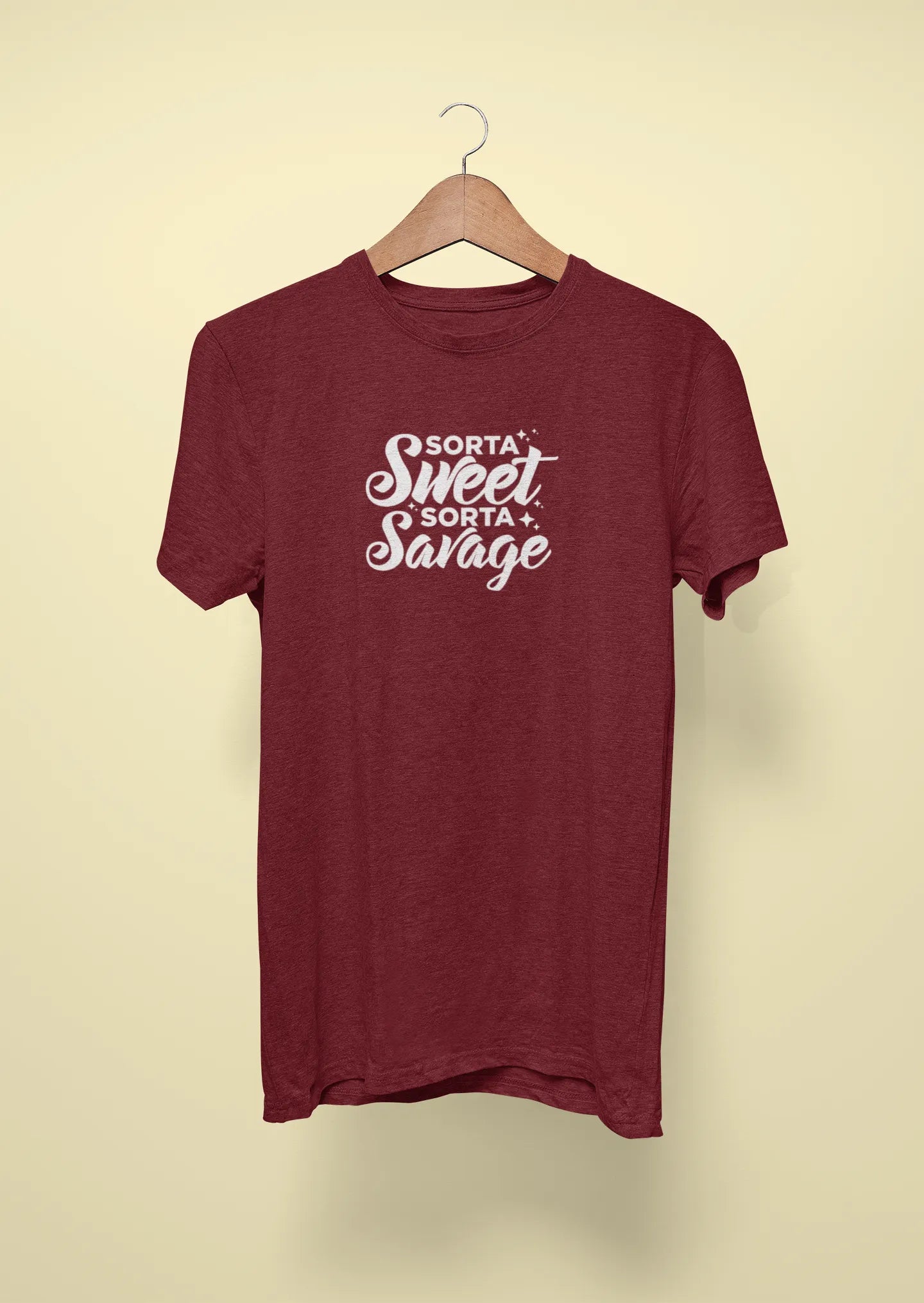 sorta sweet sorta savage maroon