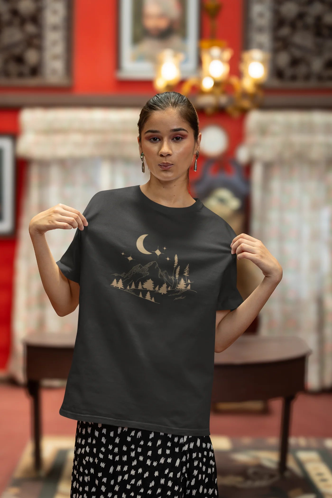 Starry mountain Oversized T-Shirt