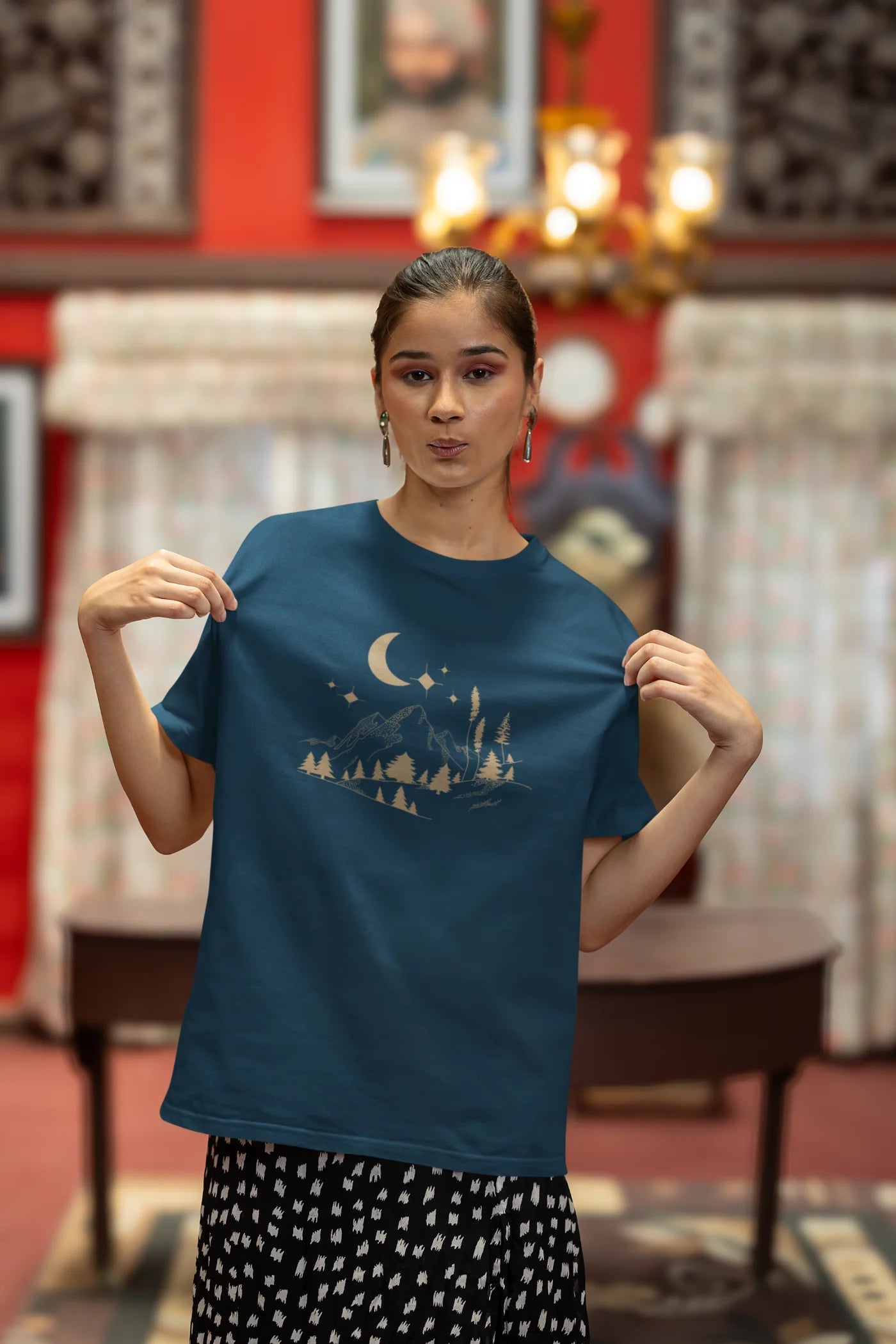 Starry mountain Oversized T-Shirt