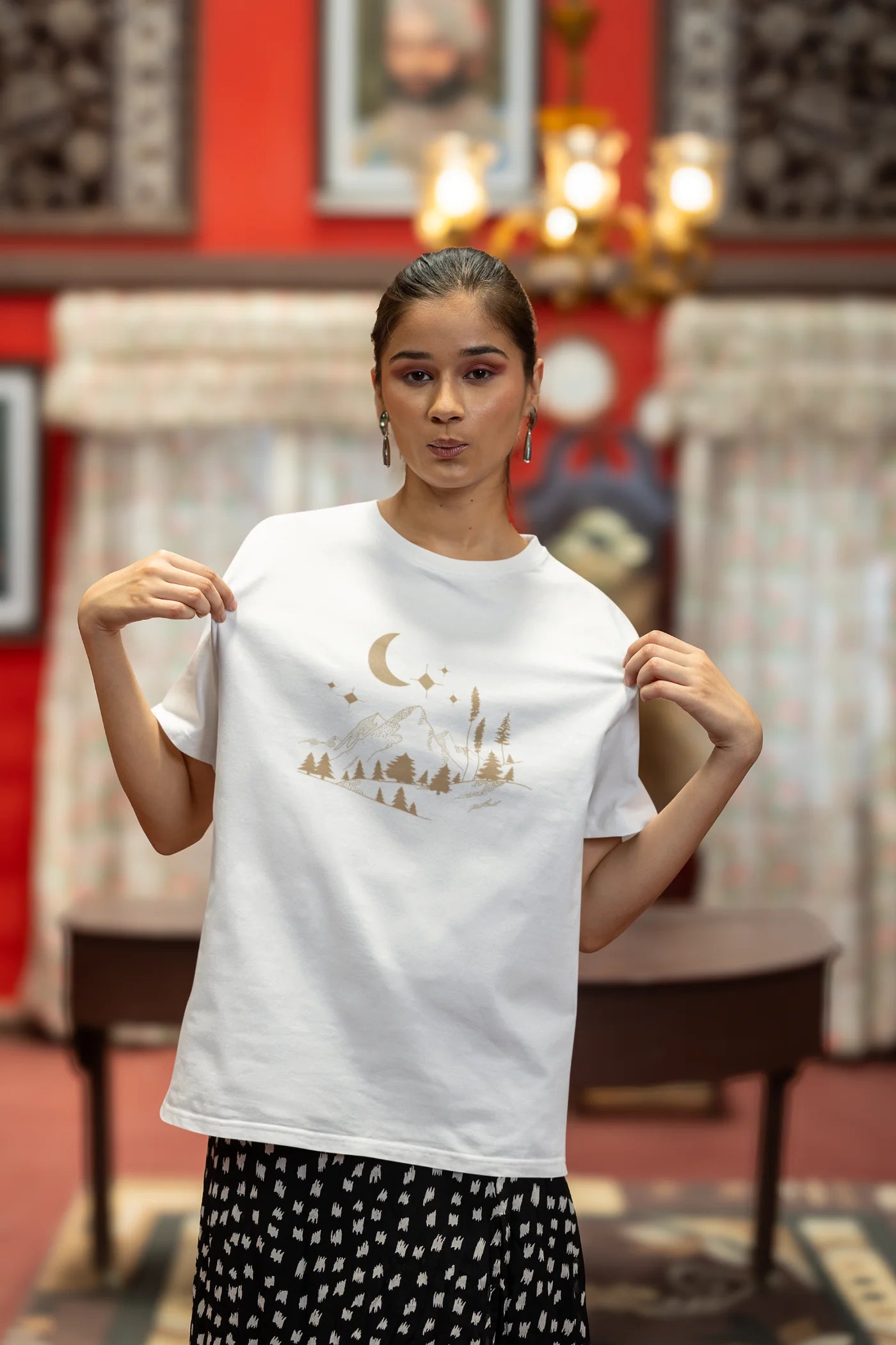 Starry mountain Oversized T-Shirt