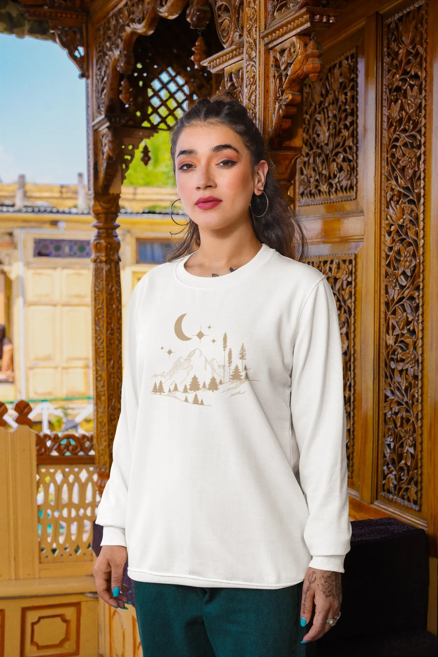 Starry mountain Unisex Sweatshirt