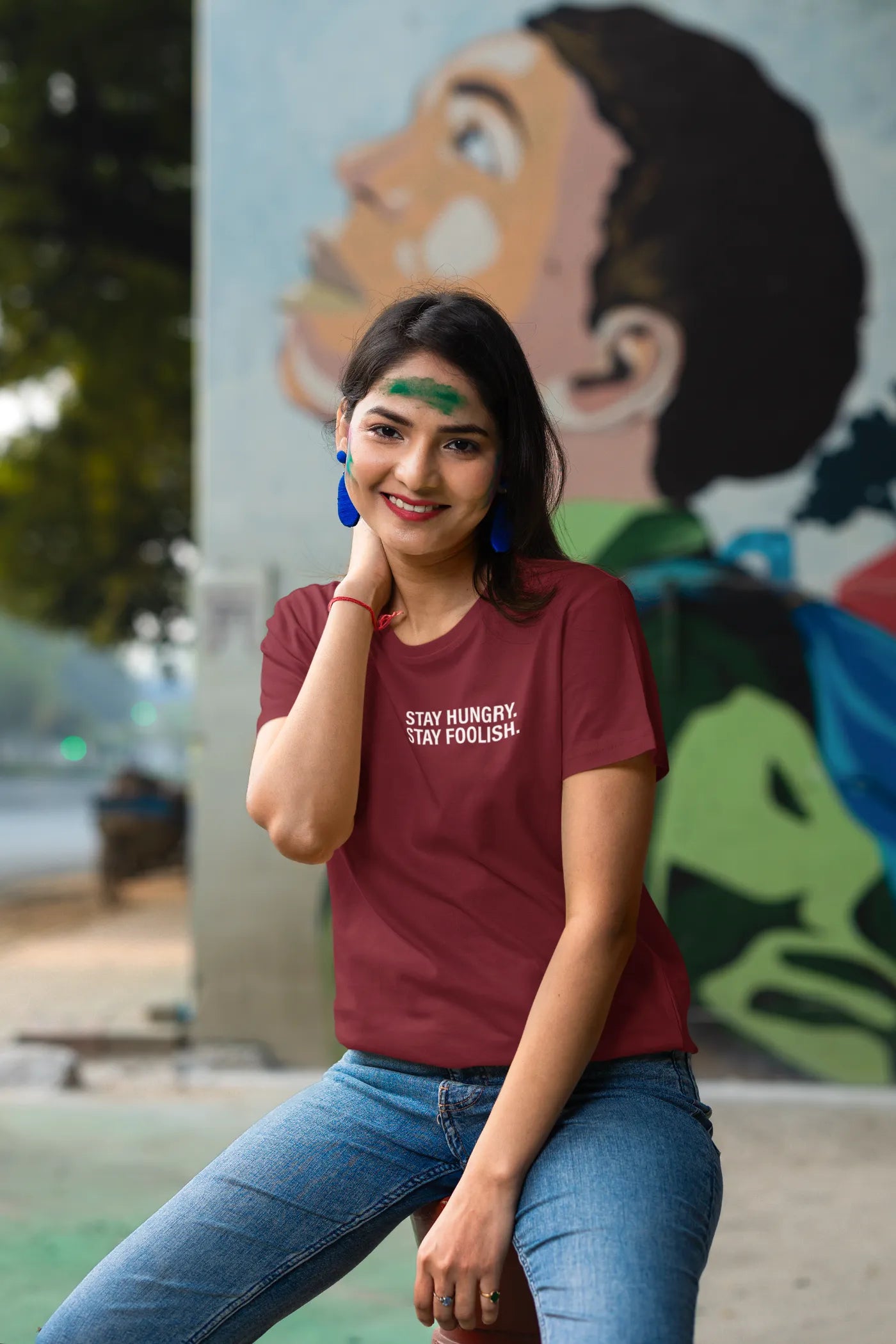 Blijf hongerig, blijf dwaas T-shirt