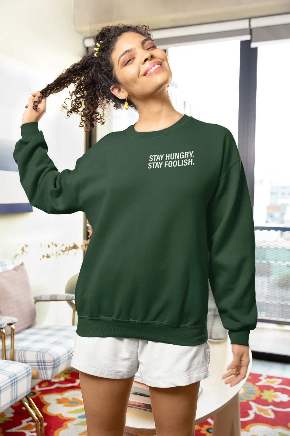 Stay hungry, stay foolish Unisex Sweatshirt