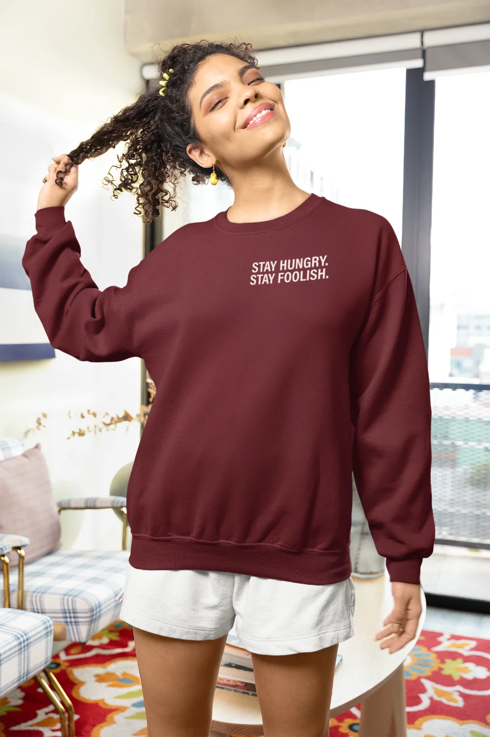 Stay hungry, stay foolish Unisex Sweatshirt