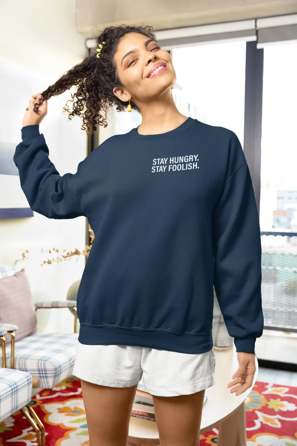 Stay hungry, stay foolish Unisex Sweatshirt
