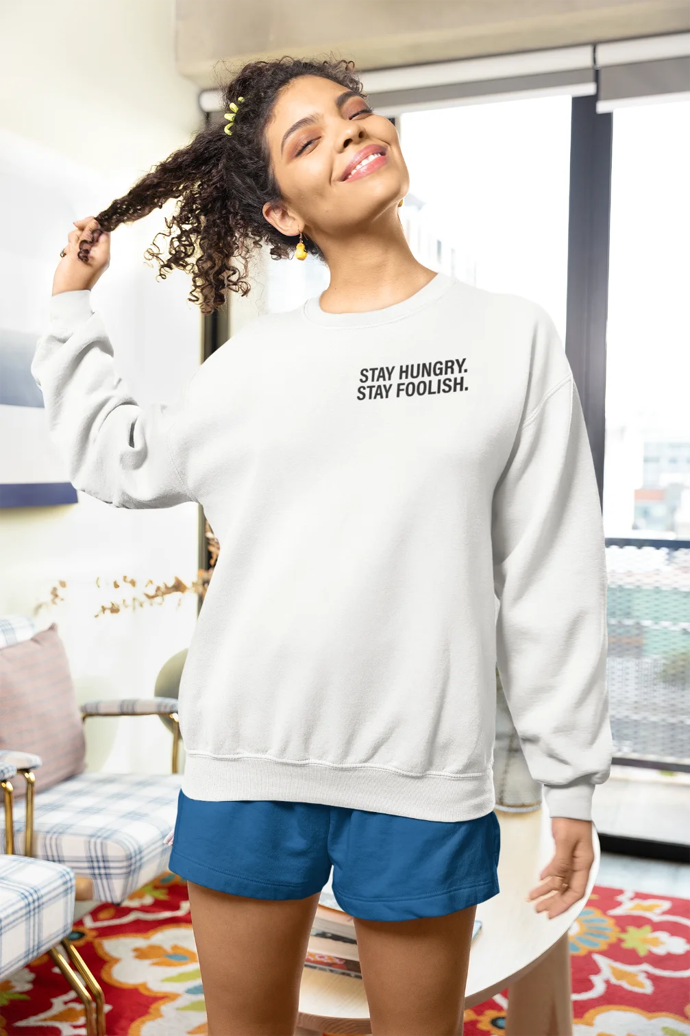 Stay hungry, stay foolish Unisex Sweatshirt