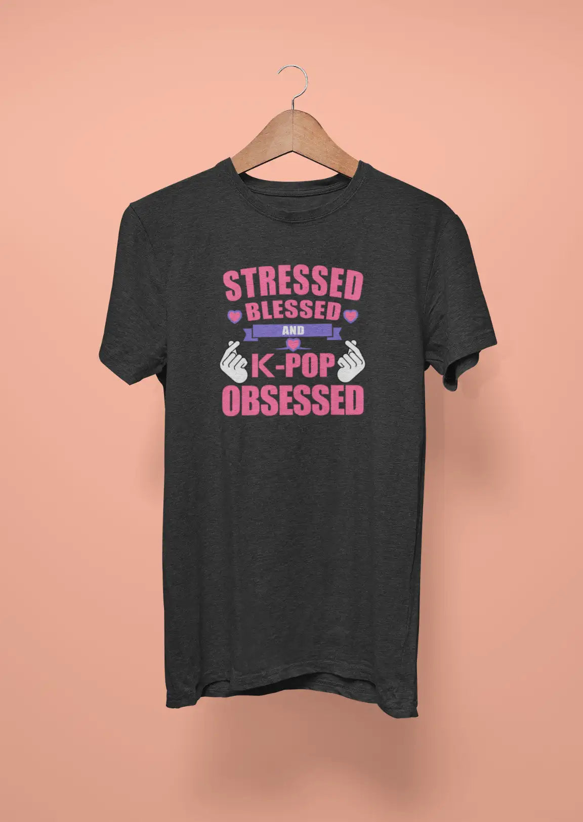 stressed blessed and k pop obsessed black