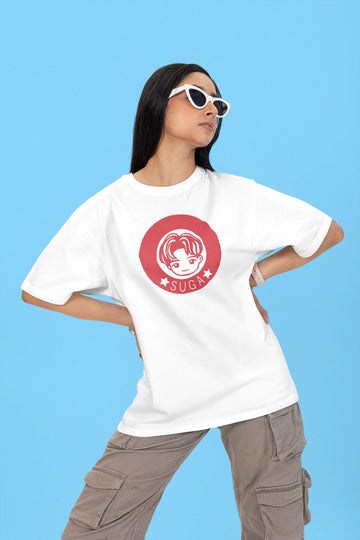 Suga baby face Oversized T-Shirt