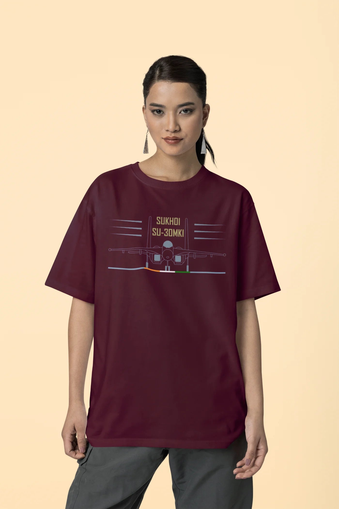 Sukhoi SU-30MKI Oversized T-Shirt