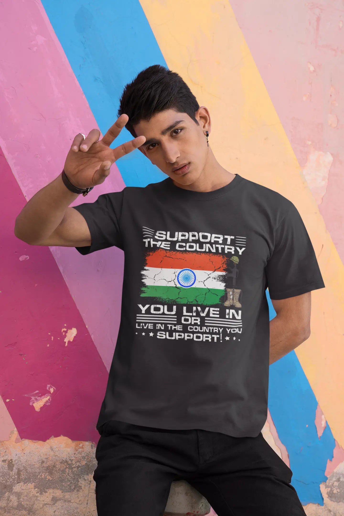 Support The Country You Live In T-Shirt