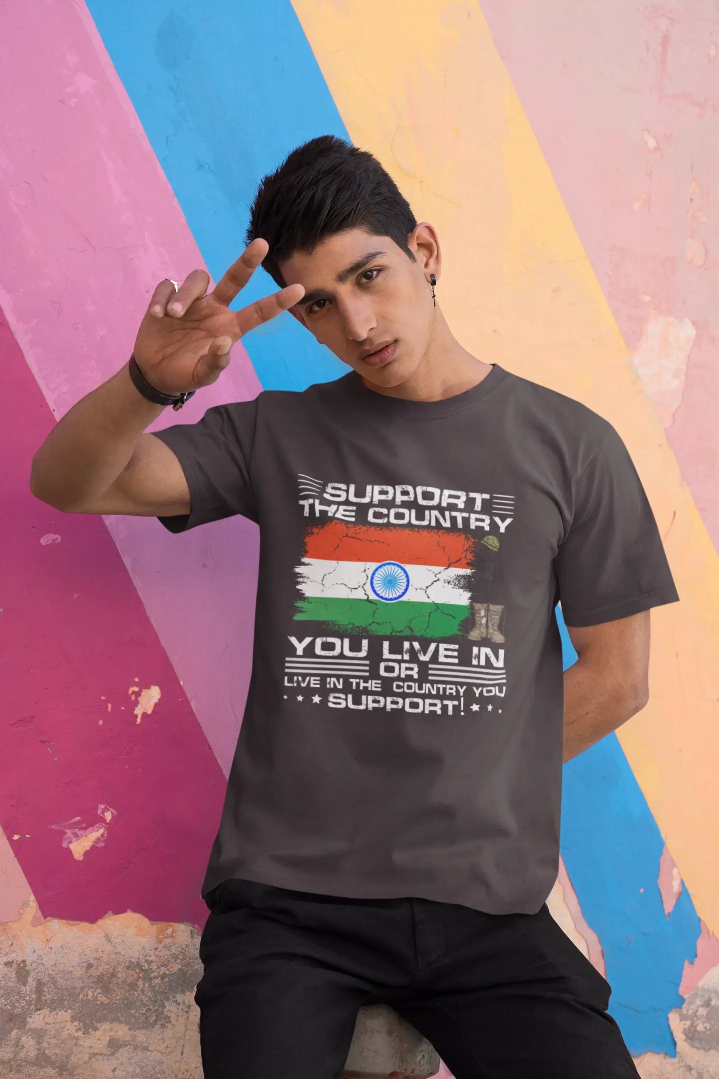 Support The Country You Live In T-Shirt