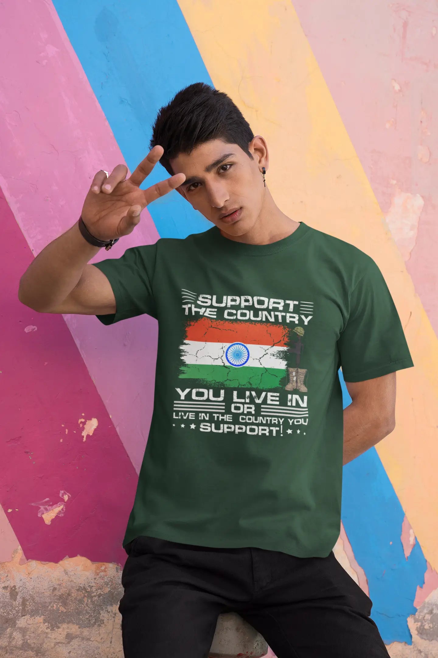 Support The Country You Live In T-Shirt