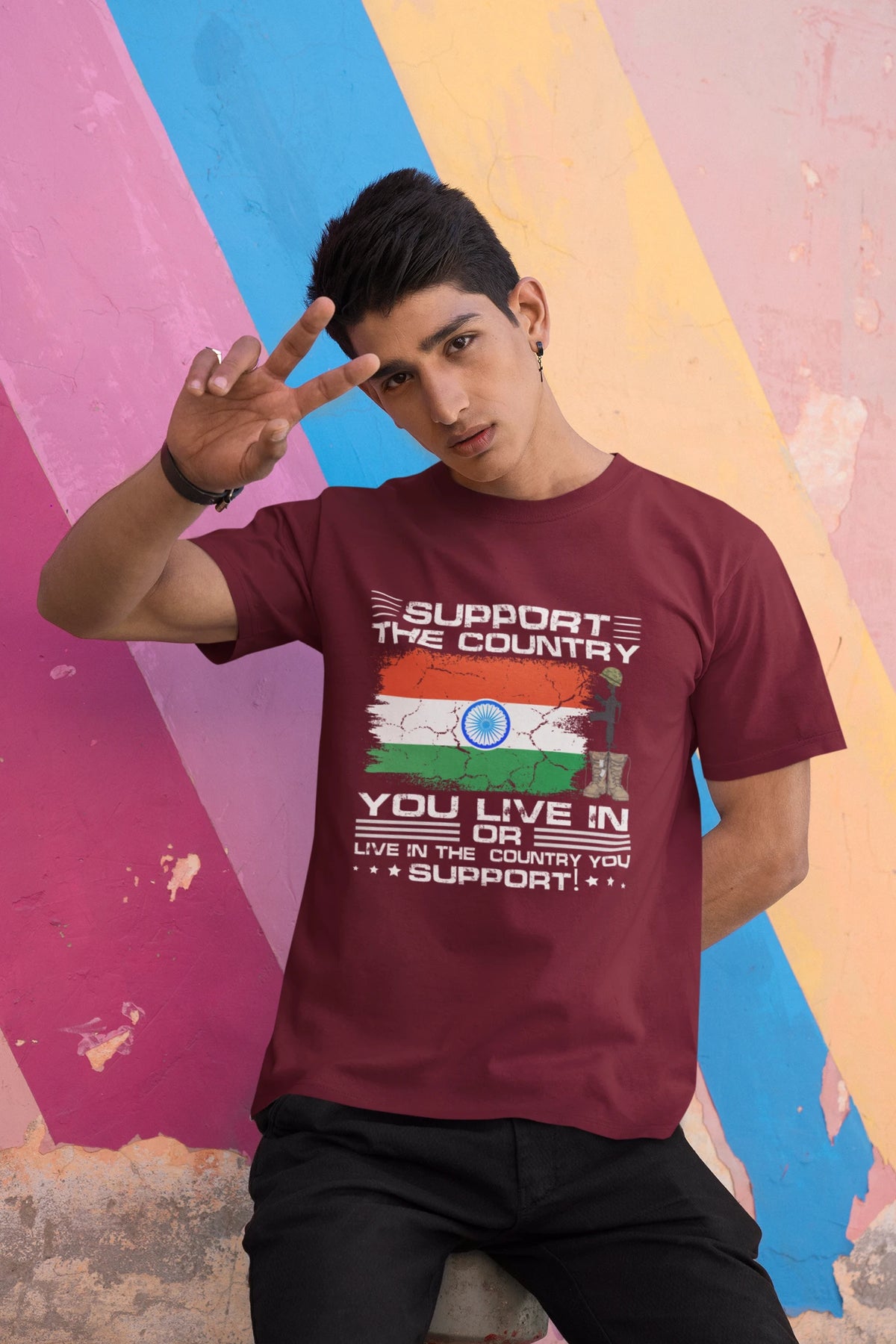 Support The Country You Live In T-Shirt