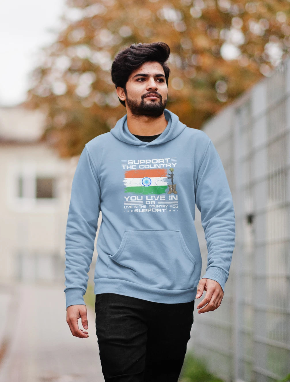 Support the country you live in Unisex Hoodie