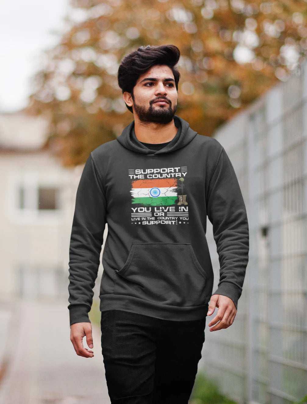Support the country you live in Unisex Hoodie