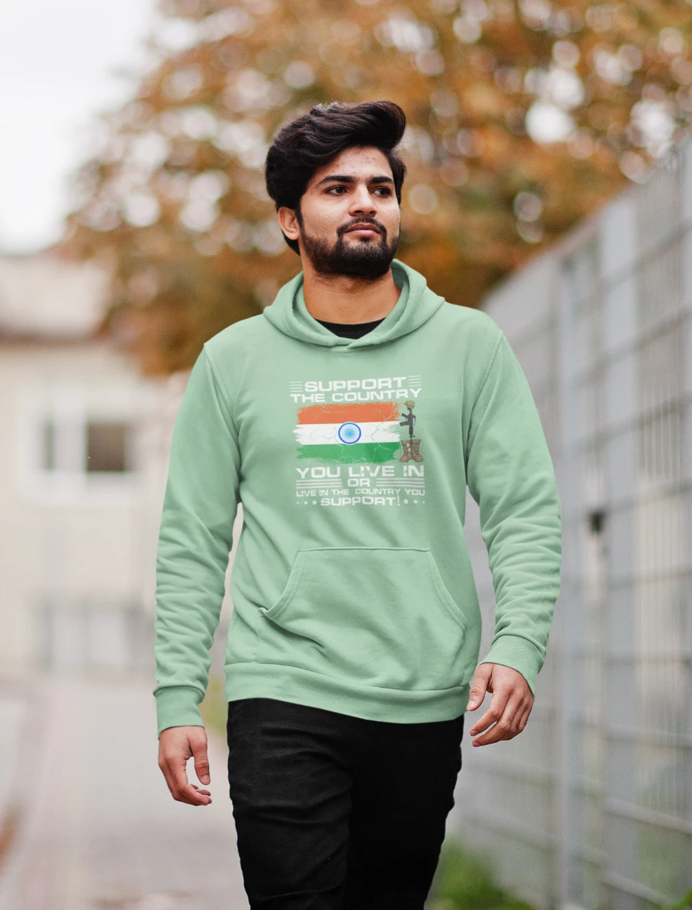 Support the country you live in Unisex Hoodie