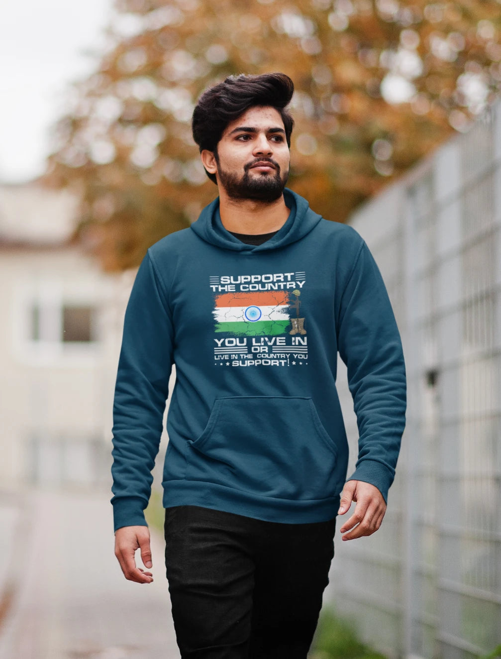 Support the country you live in Unisex Hoodie