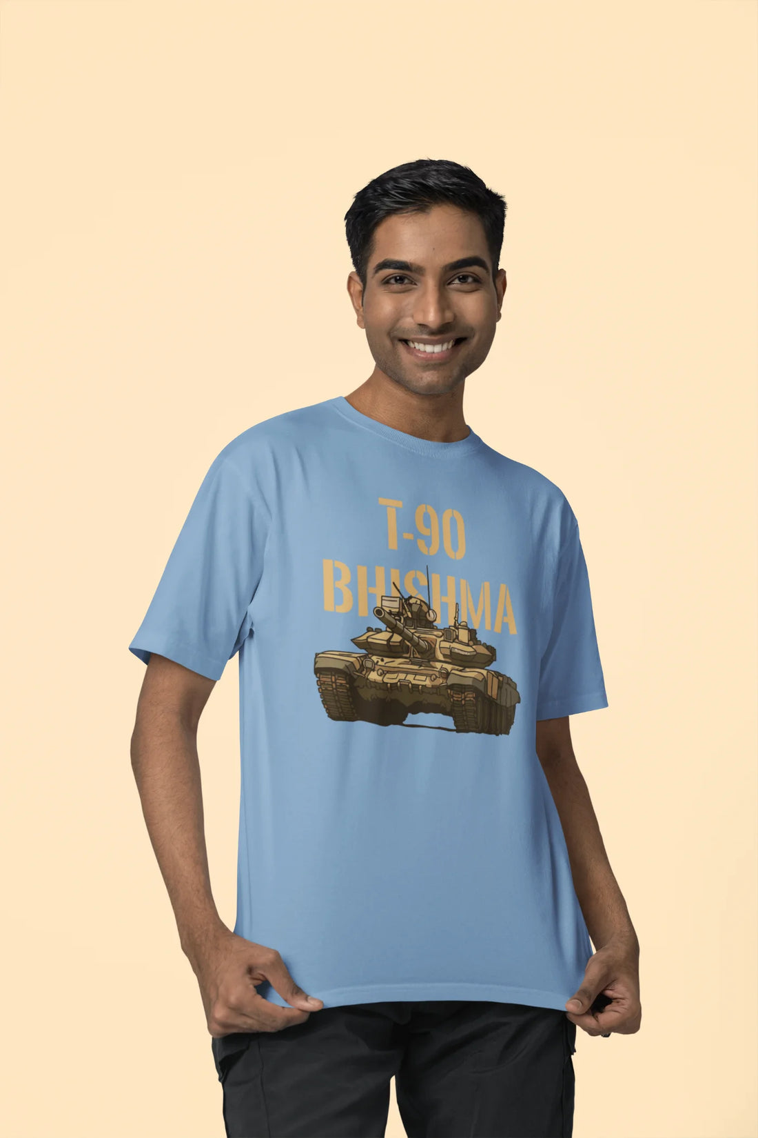 T-90 Bhishma Tank Oversized T-Shirt