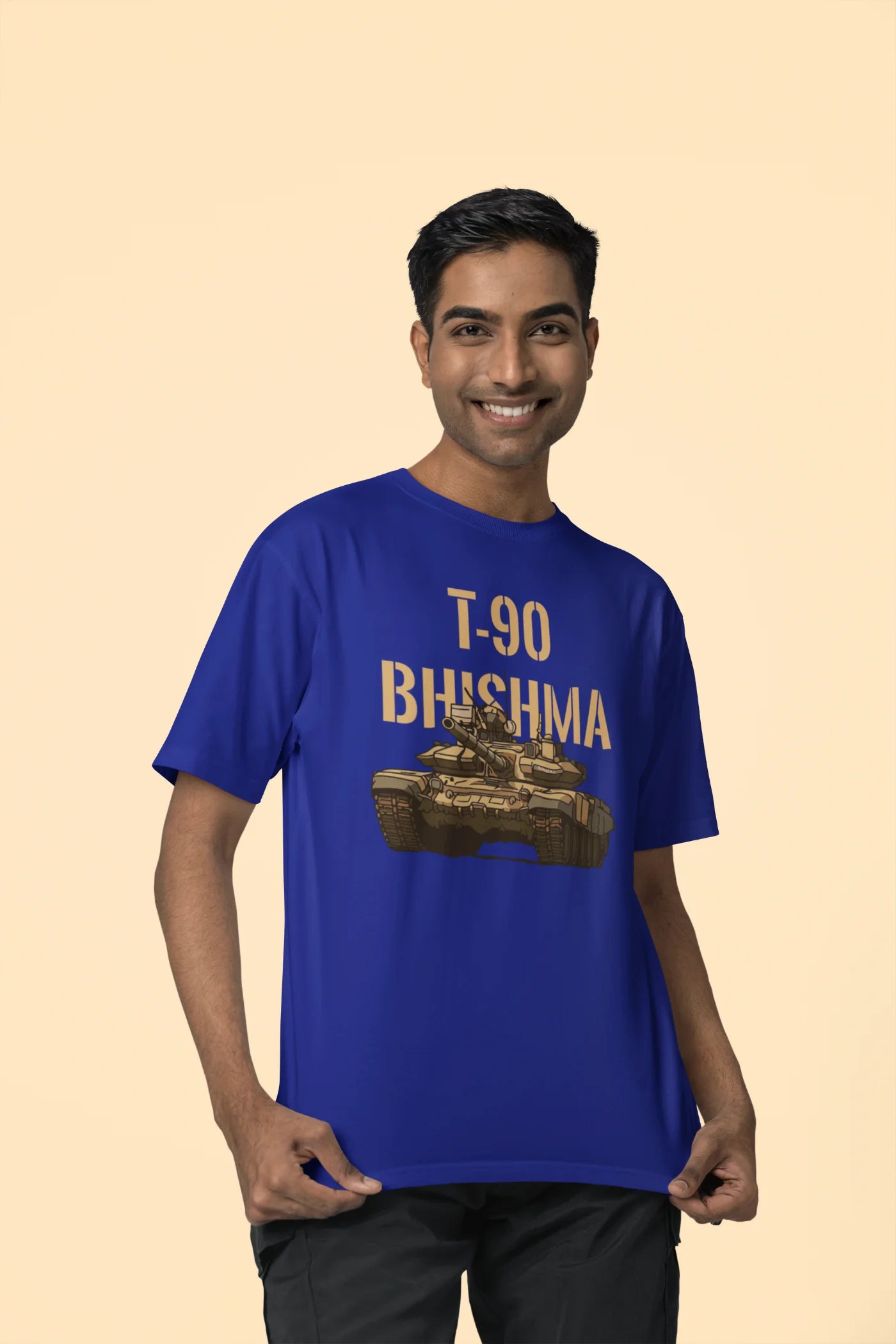 T-90 Bhishma Tank Oversized T-Shirt