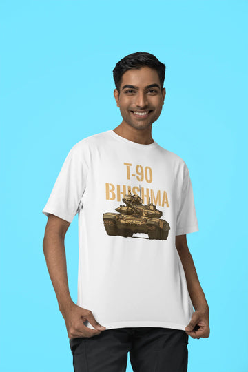 T-90 Bhishma Tank Oversized T-Shirt