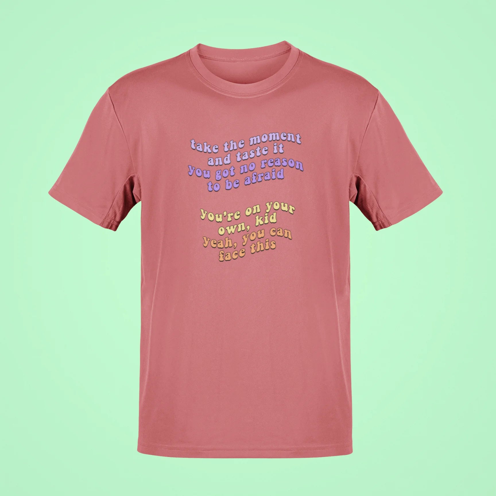 take the moment and taste it oversized t shirt rose