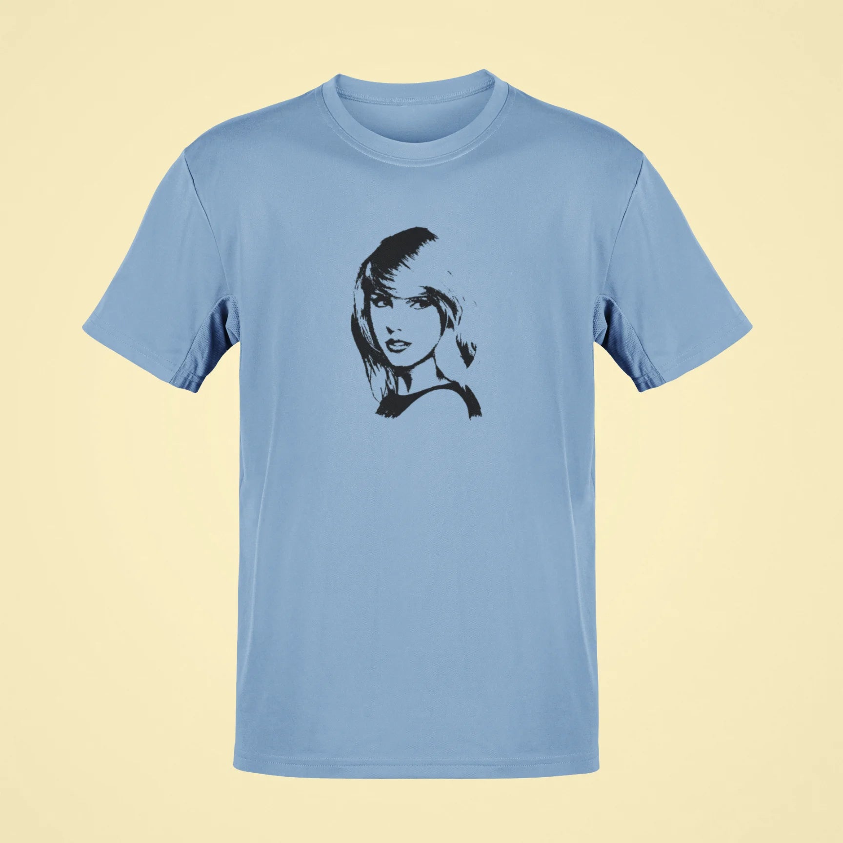 taylor swift сontour oversized t shirt 4 baby blue