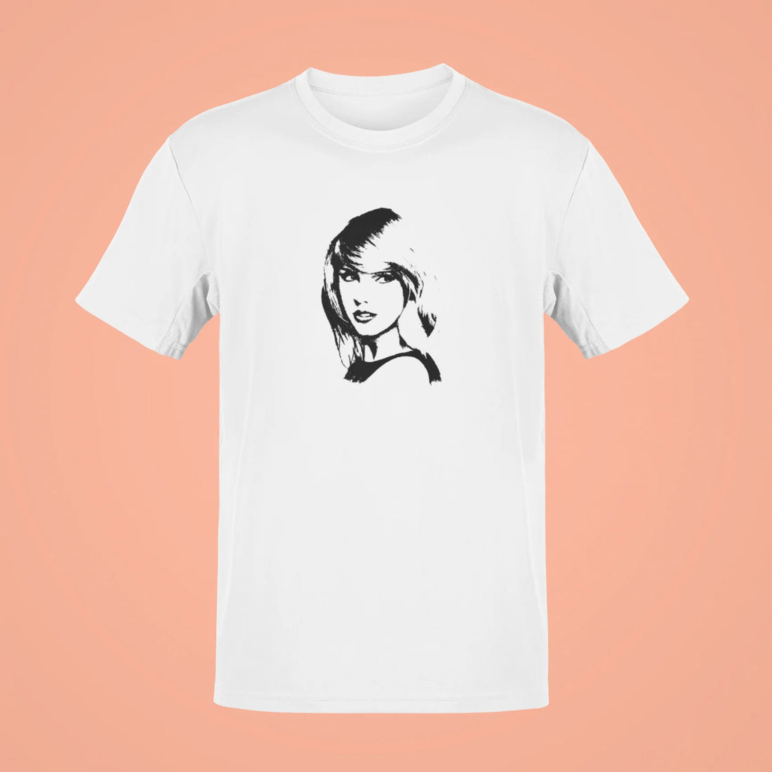 taylor swift сontour oversized t shirt 4 white