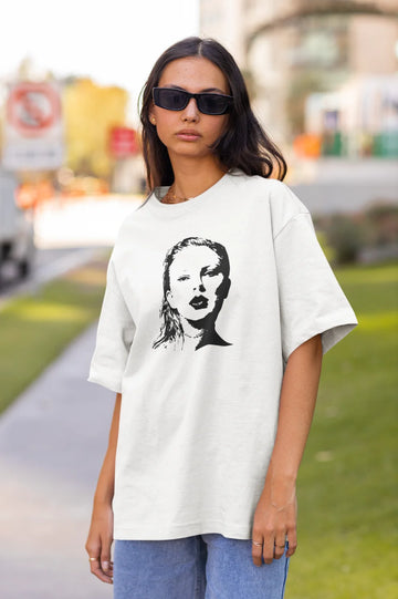 Taylor Swift Contour Oversized T-Shirt