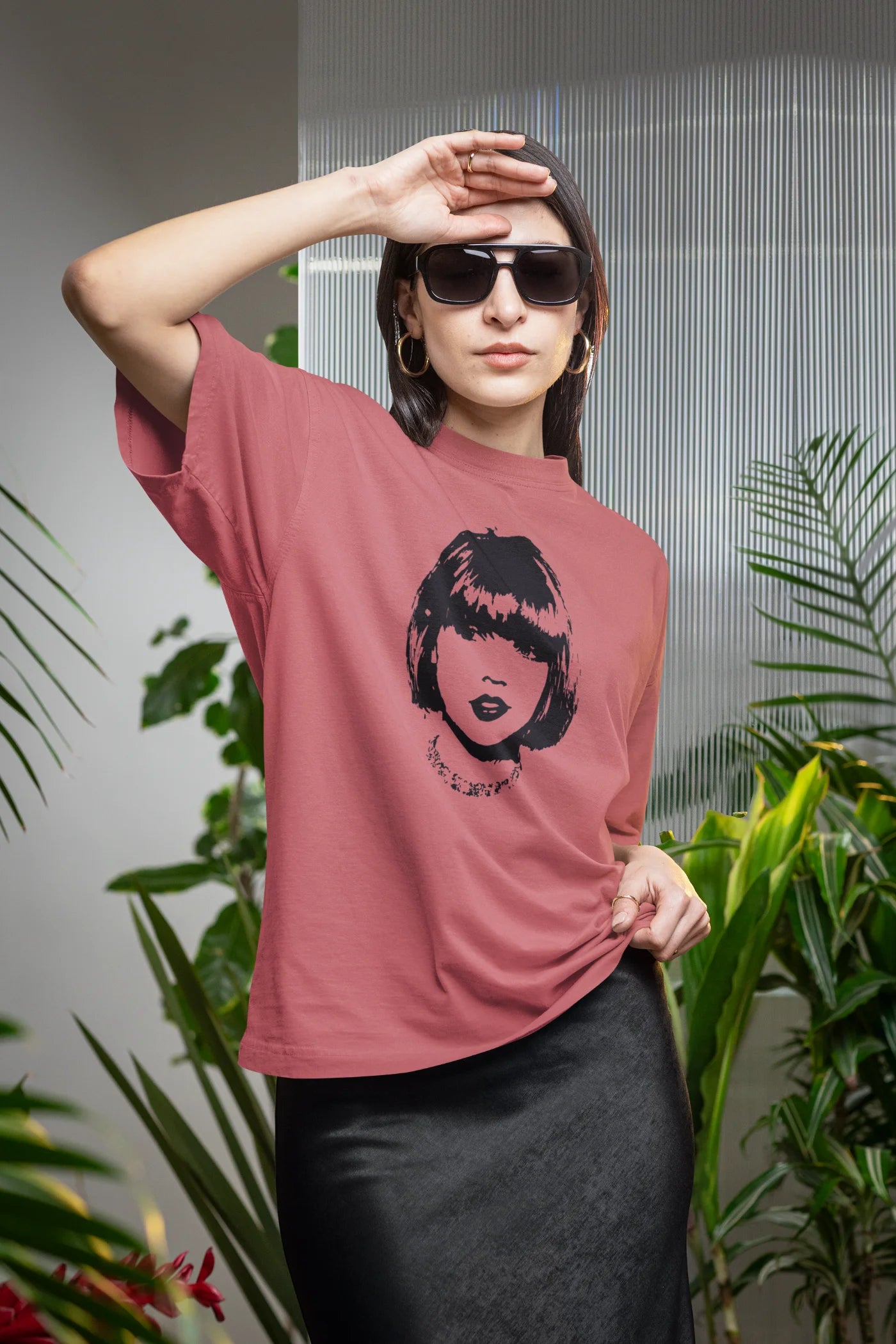 Taylor Swift Contour oversized T-shirt