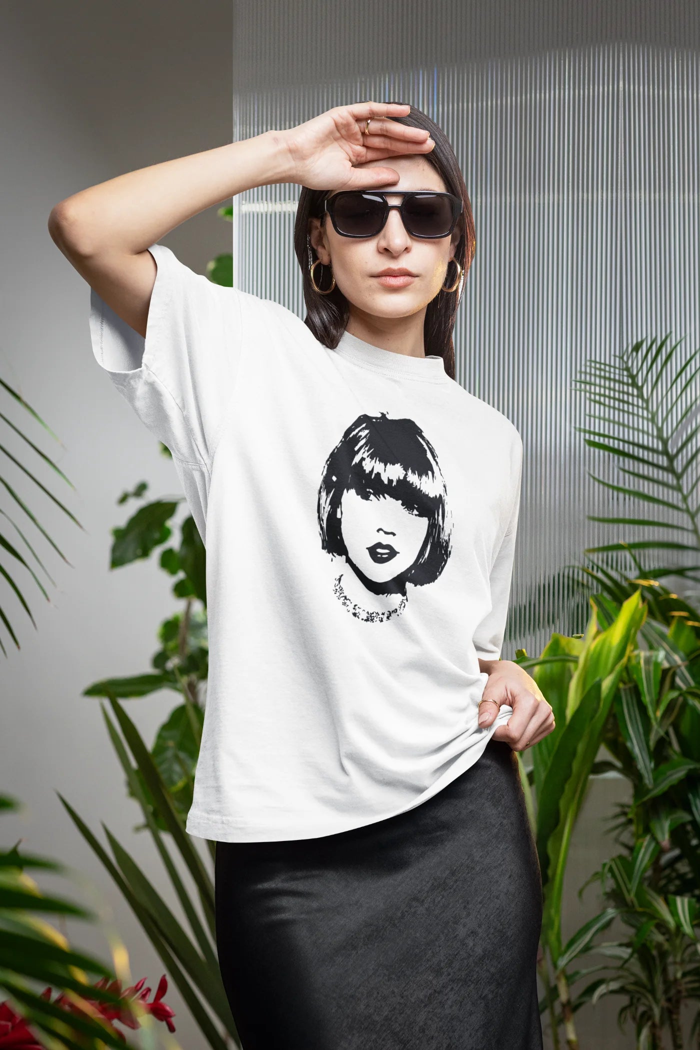 Taylor Swift Contour oversized T-shirt