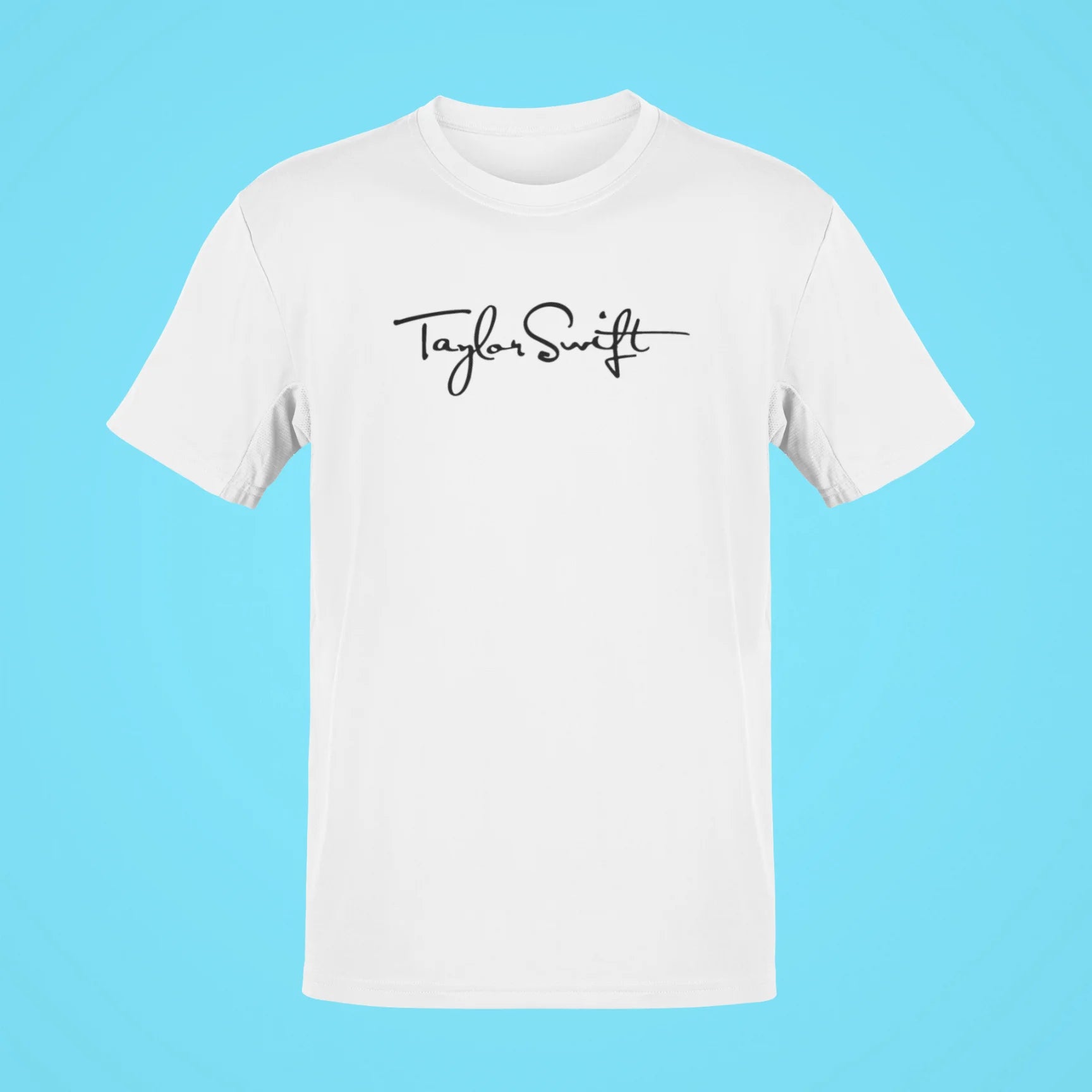 taylor swift autograph oversized t shirt white
