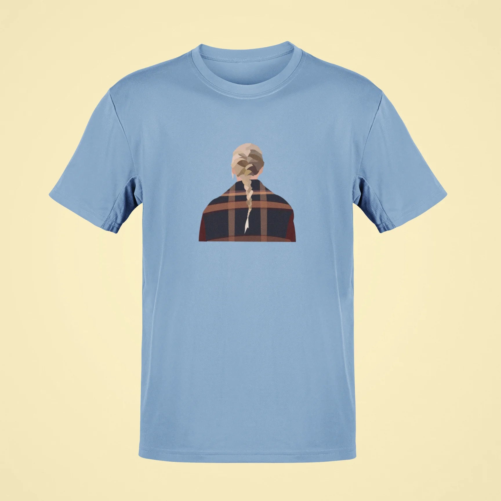 taylor swift back oversized t shirt baby blue