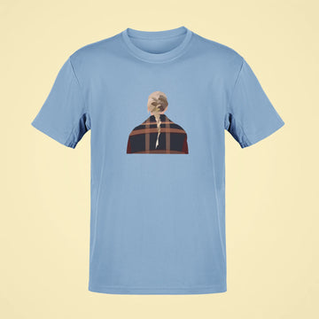 taylor swift back oversized t shirt baby blue