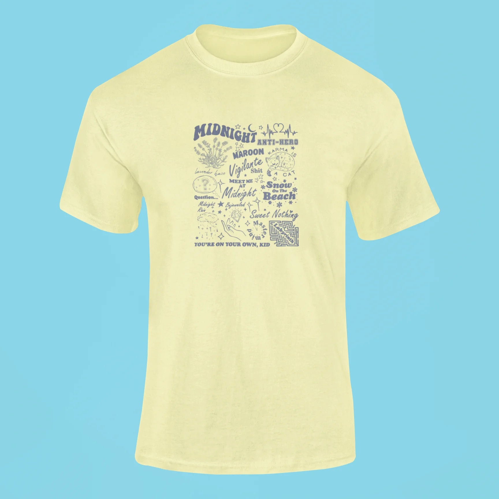 taylor swift collage t shirt 2 butter yellow