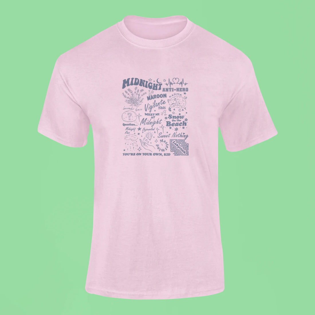 taylor swift collage t shirt 2 white