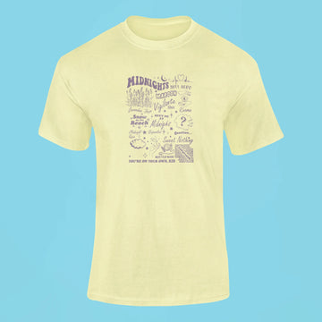 taylor swift collage t shirt butter yellow