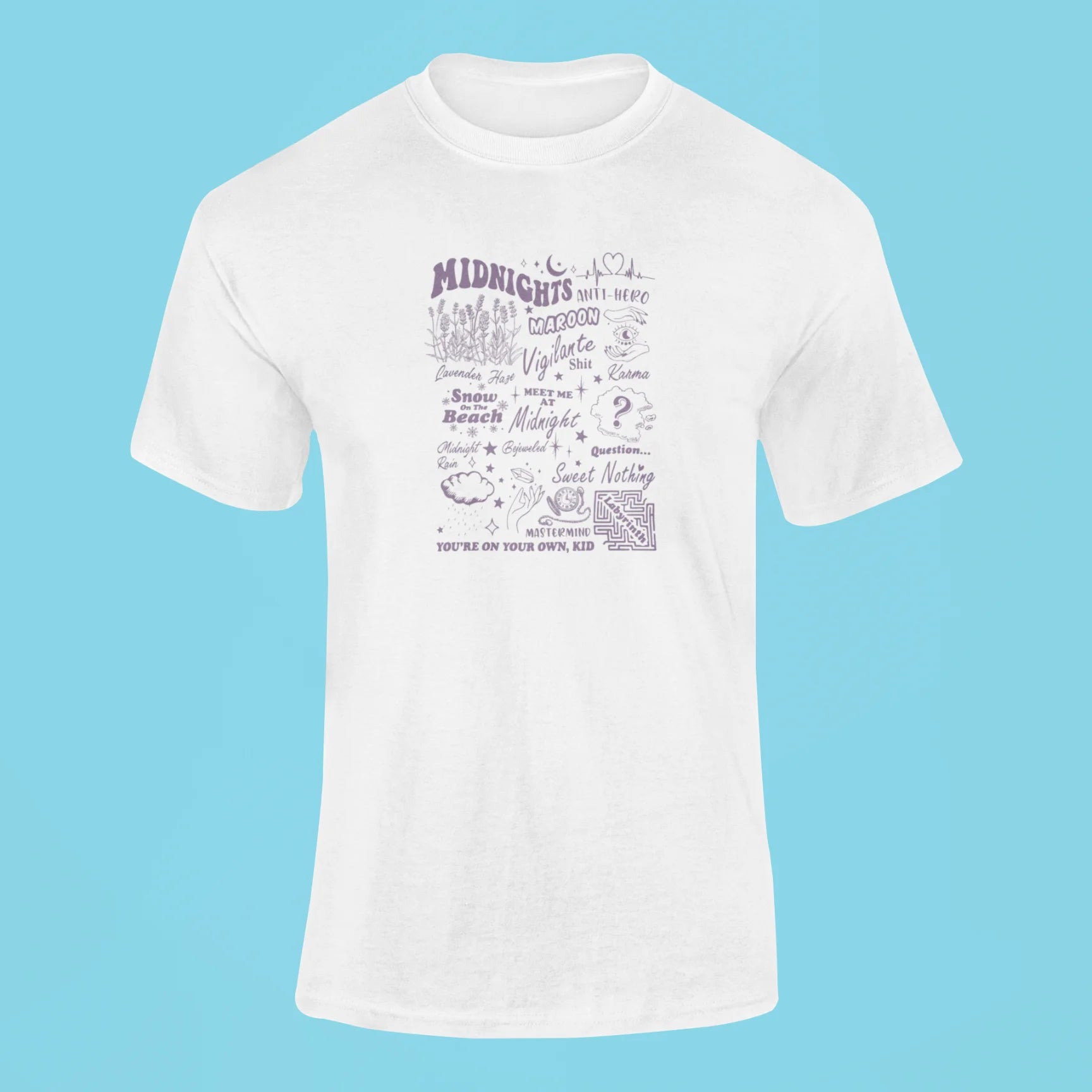taylor swift collage t shirt white