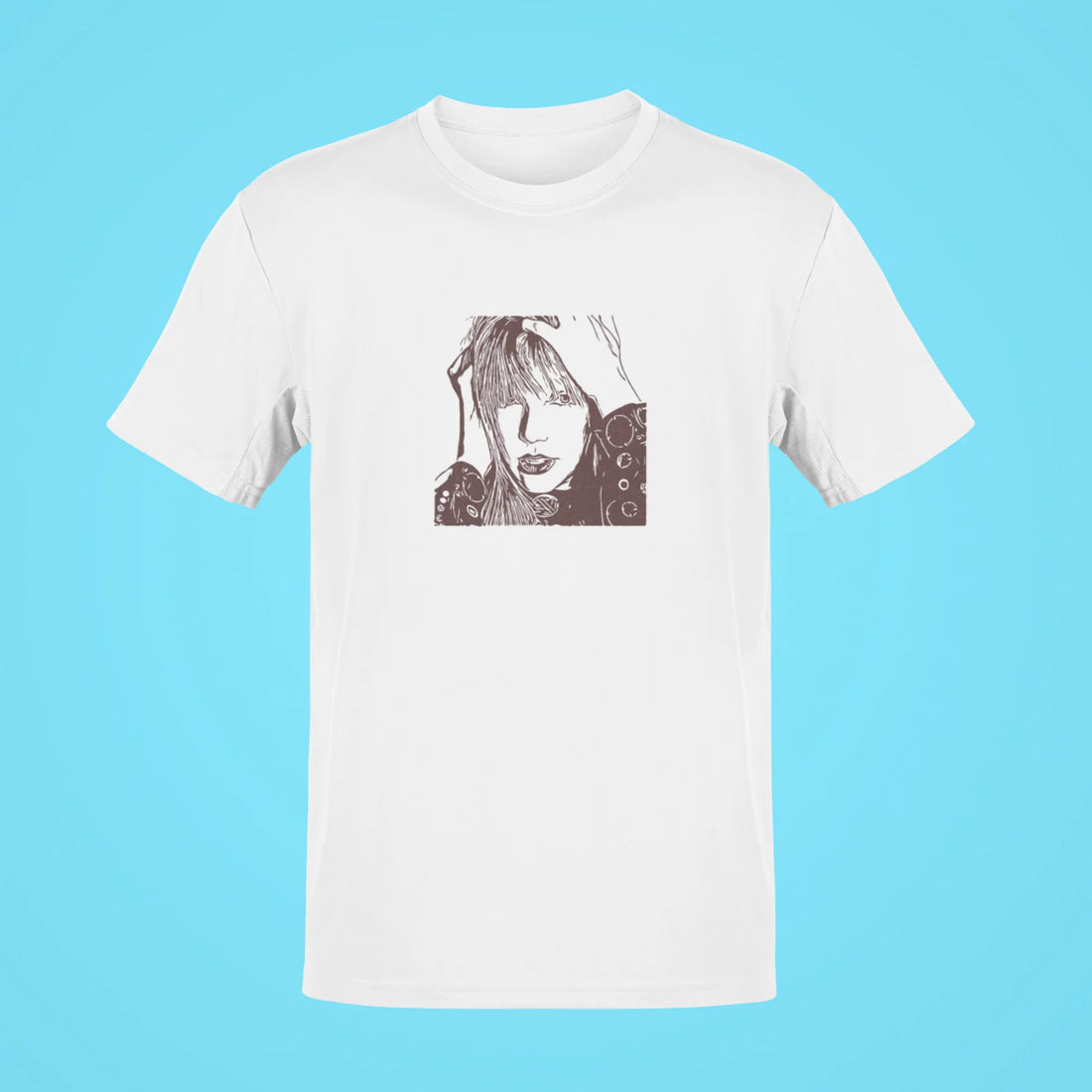 taylor swift elle cover oversized t shirt white