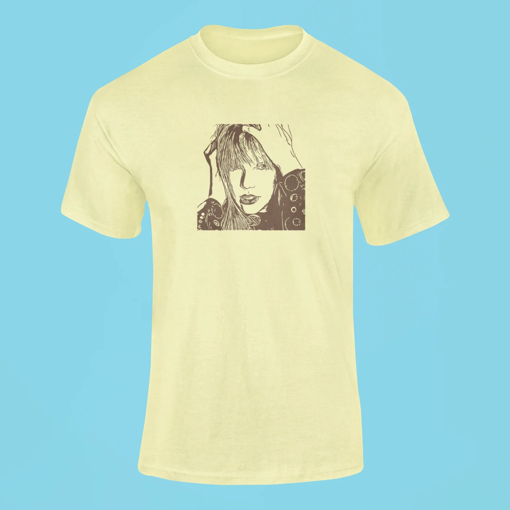 taylor swift elle cover t shirt butter yellow
