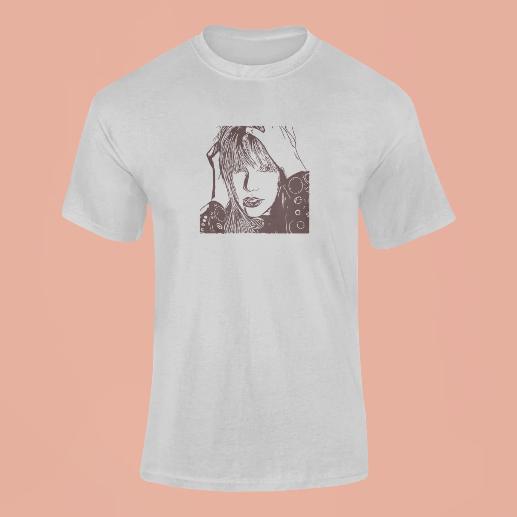 taylor swift elle cover t shirt grey