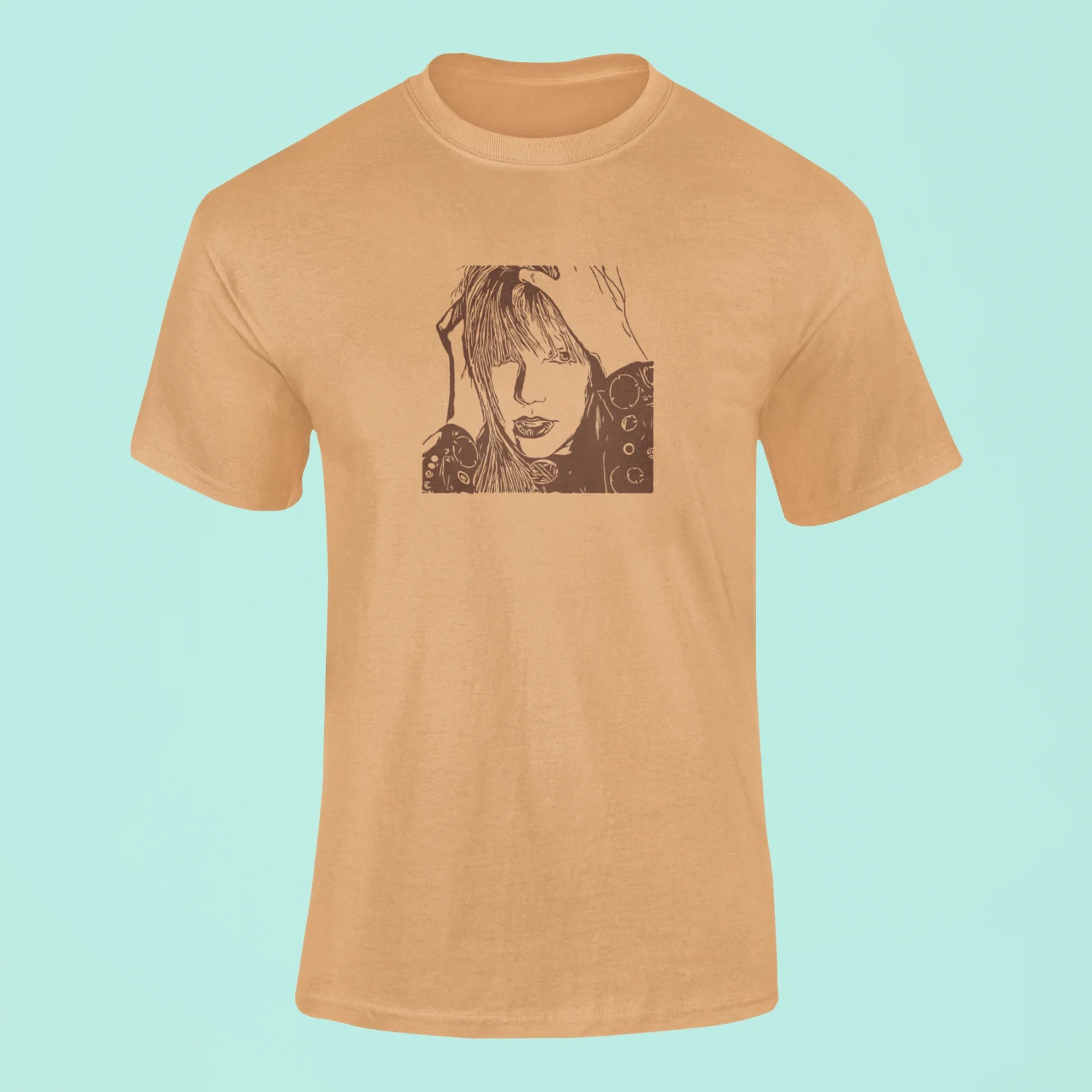 taylor swift elle cover t shirt mustard yellow