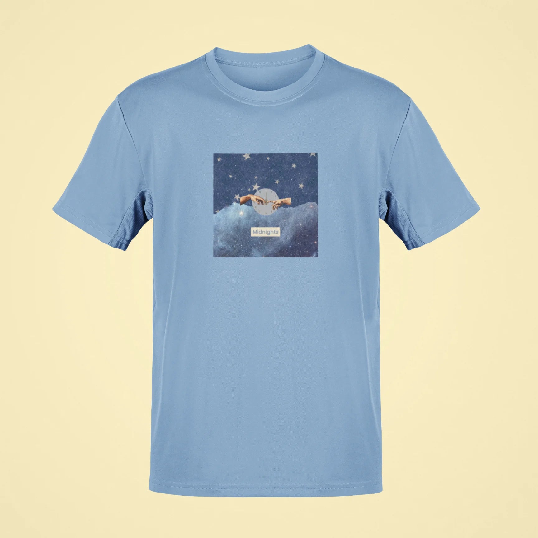taylor swift midnights aesthetic oversized t shirt baby blue