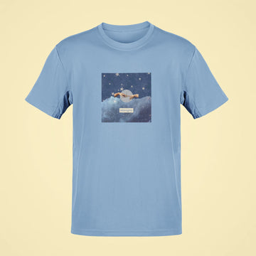 taylor swift midnights aesthetic oversized t shirt baby blue