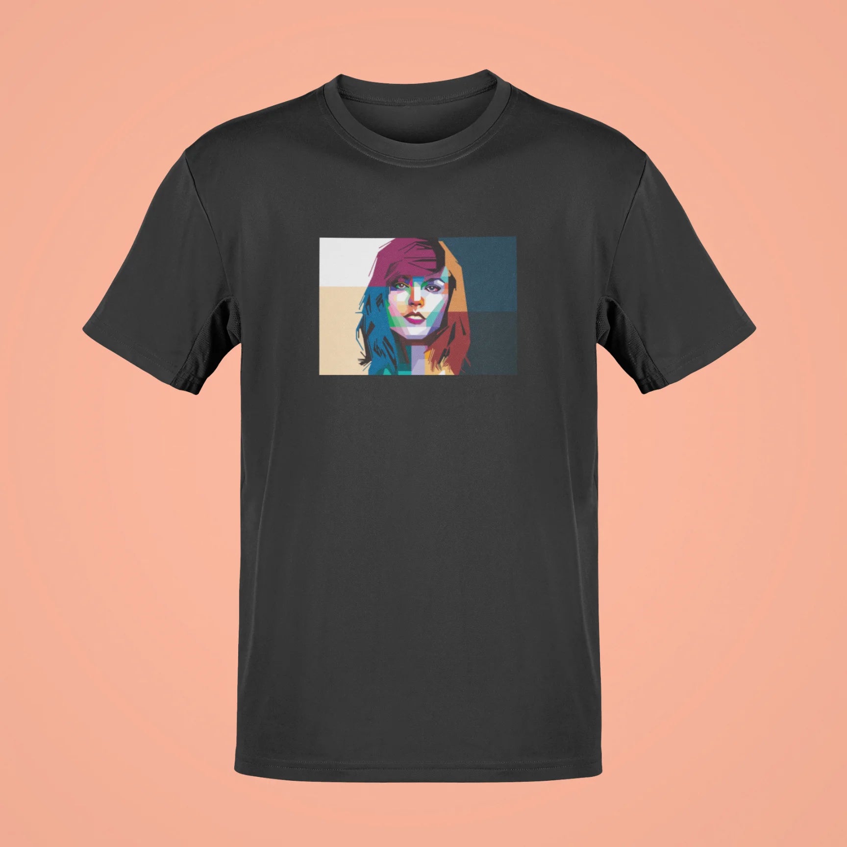 taylor swift mosaic oversized t shirt black