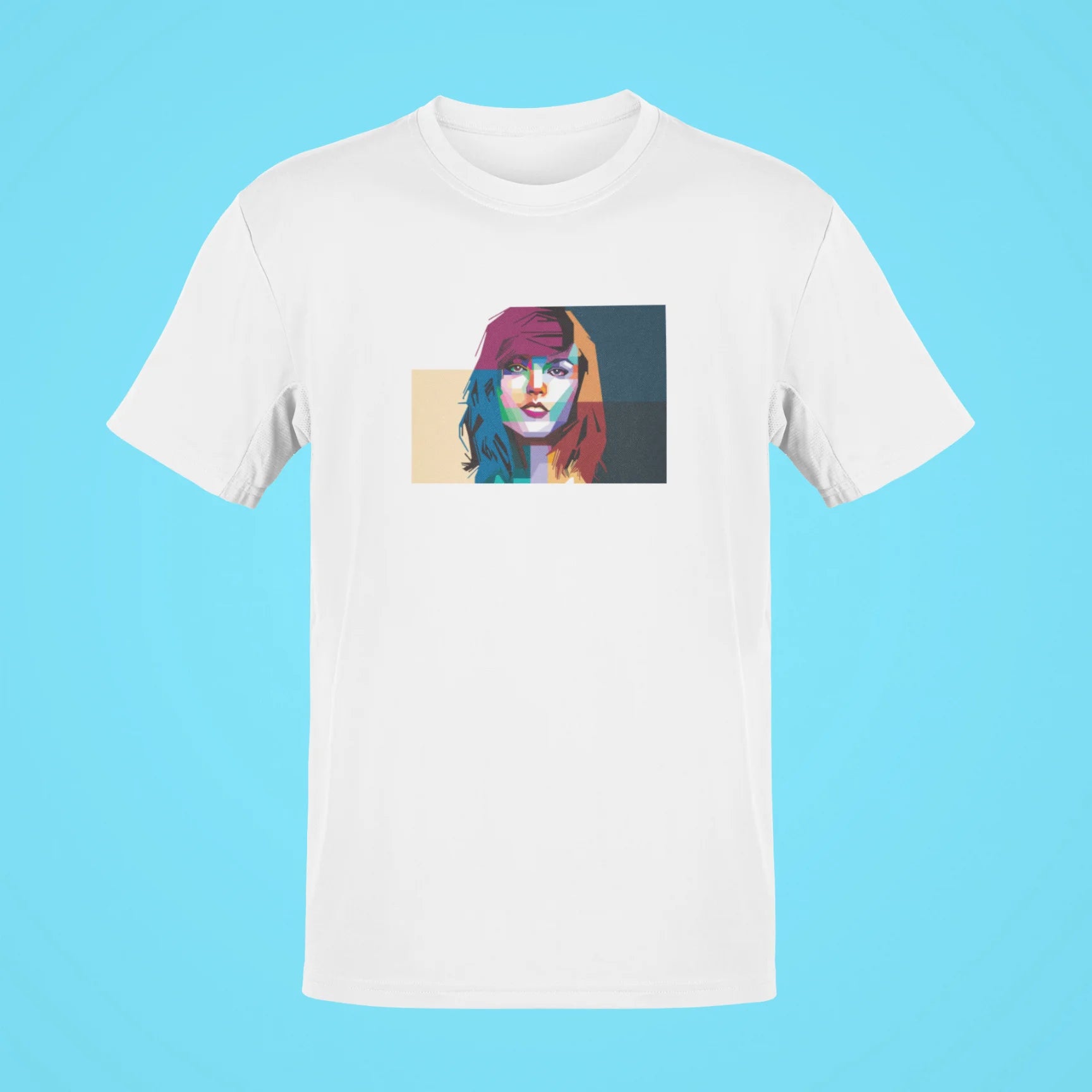 taylor swift mosaic oversized t shirt white